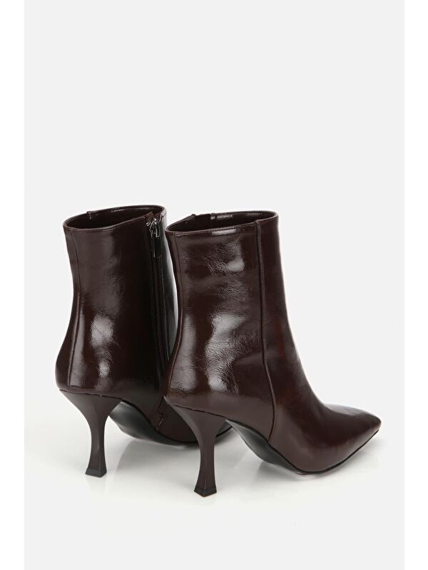 Yaya By Hotiç Kahverengi Yaya By Hotiç Yaya By Kadın Küt Burunlu Bilekte Topuklu Bot