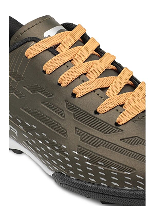 SCORE I HS Erkek Çocuk Halı Saha Haki / Altın Futbol Ayakkabısı - Görsel 5