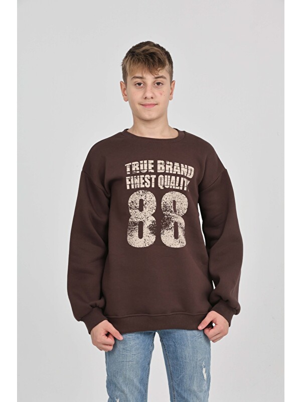 Toontoykids Erkek Çocuk 88 Baskılı Sweatshirt