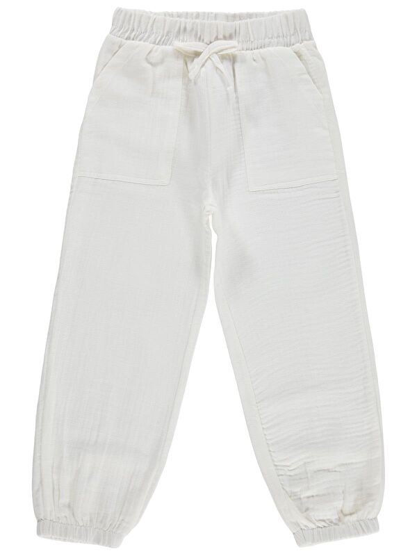 Civil Girls Jogger 10-13 Yaş Pantolon - Beyaz