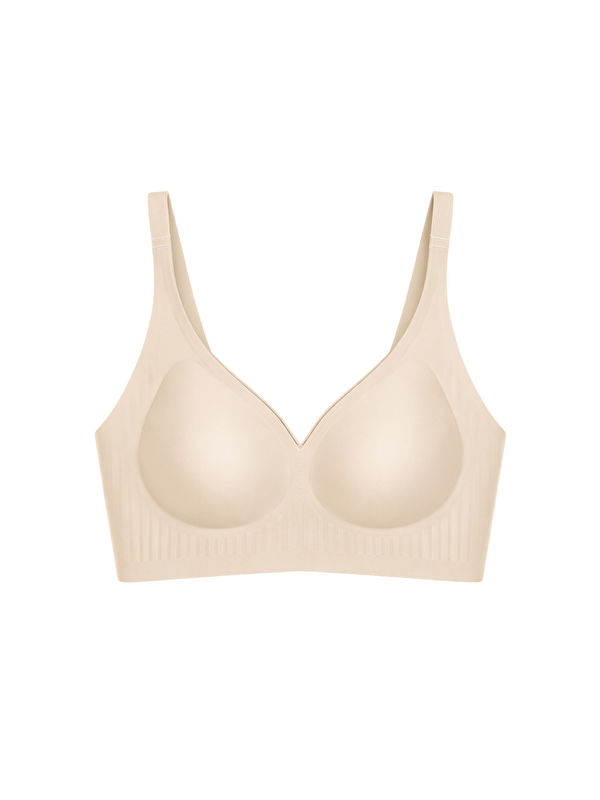 Cottonhill Seamless Bra - Slight | Ten Lazer Kesim Dikişsiz Dilim Detaylı Balensiz Kadın Sütyen