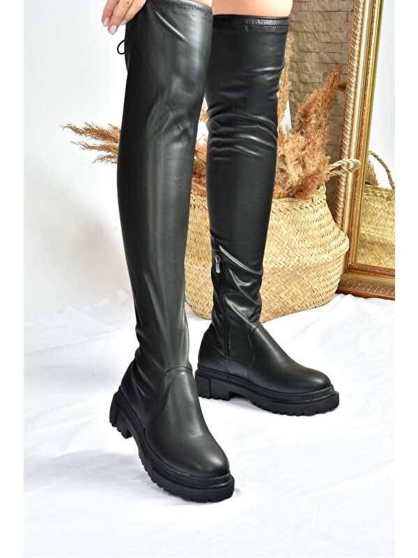 L6701253 Siyah Kadın Çizme - Görsel 3