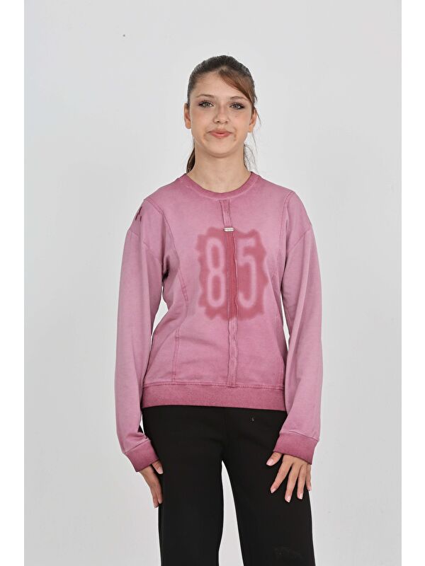 Toontoykids Kız Çocuk 85 Baskılı Sweatshirt