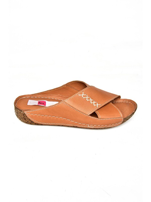 Fox Shoes P5550912 Taba Kadın Terlik