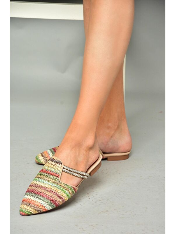 P8200314 Renkli Kadın Terlik - Görsel 4