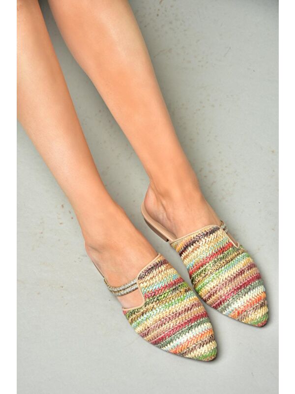 P8200314 Renkli Kadın Terlik - Görsel 6