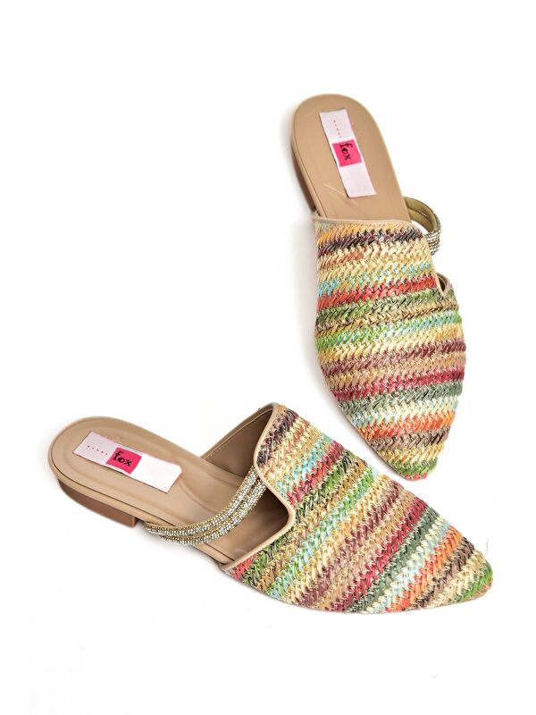 P8200314 Renkli Kadın Terlik - Görsel 9