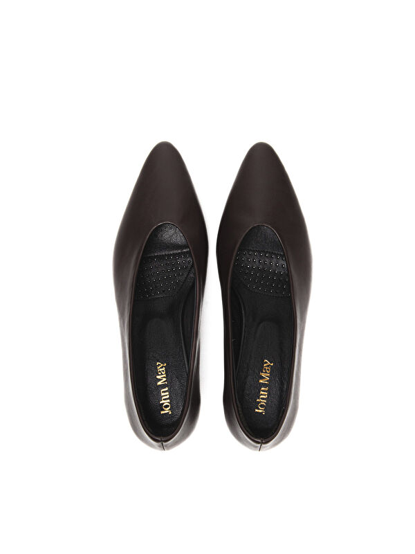 John May Kahverengi John May Stiletto Mar Kadın Topuklu/ MAR-25K-242-ANNY Koyu Kahve