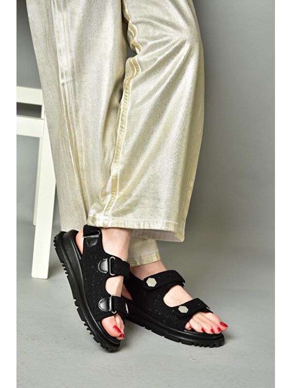 S2671220 Siyah Kadın Sandalet - Görsel 5