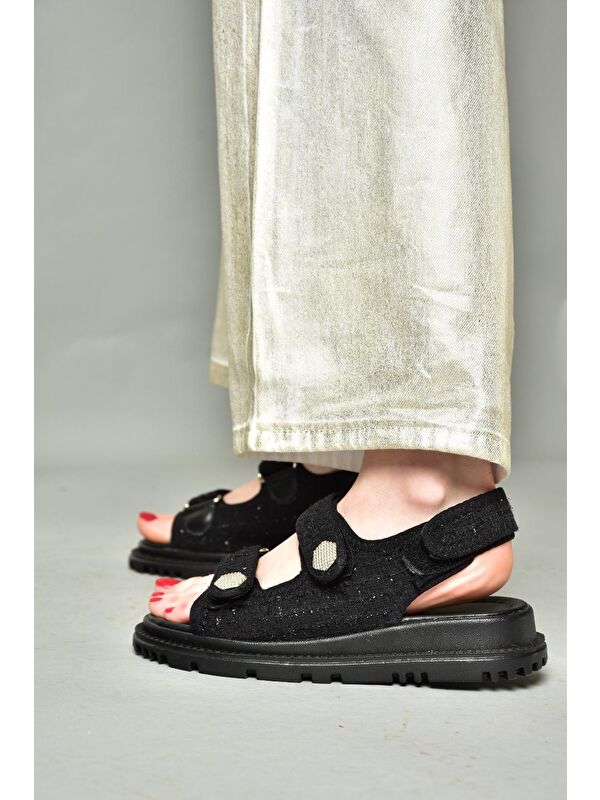 S2671220 Siyah Kadın Sandalet - Görsel 7