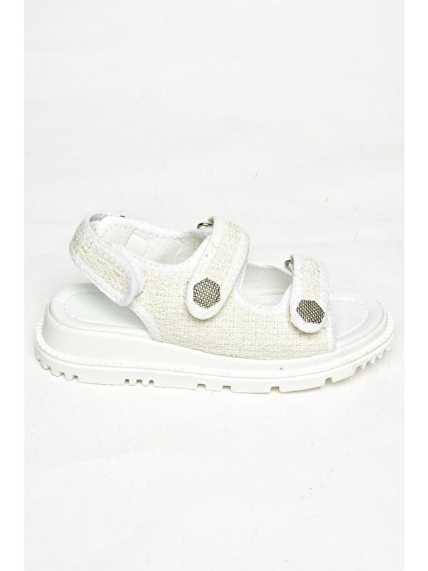 S2671220 Beyaz Kadın Sandalet - Görsel 2