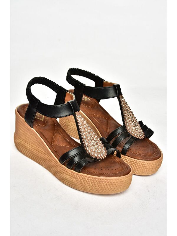 S2581610 Siyah Kadın Sandalet - Görsel 4