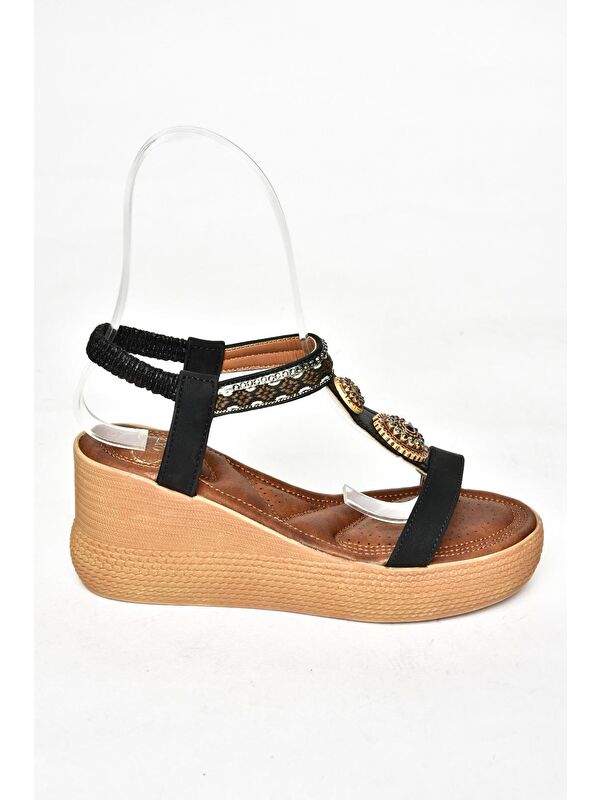 S2581360 Siyah Kadın Sandalet - Görsel 5