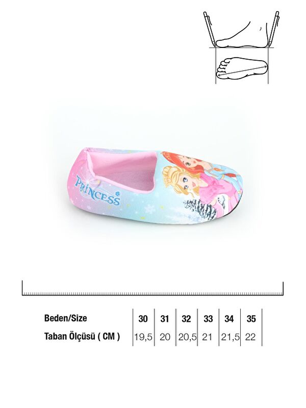 Gezer Pembe Gezer Kışlık Ev Kız Çocuk İçi Panduf