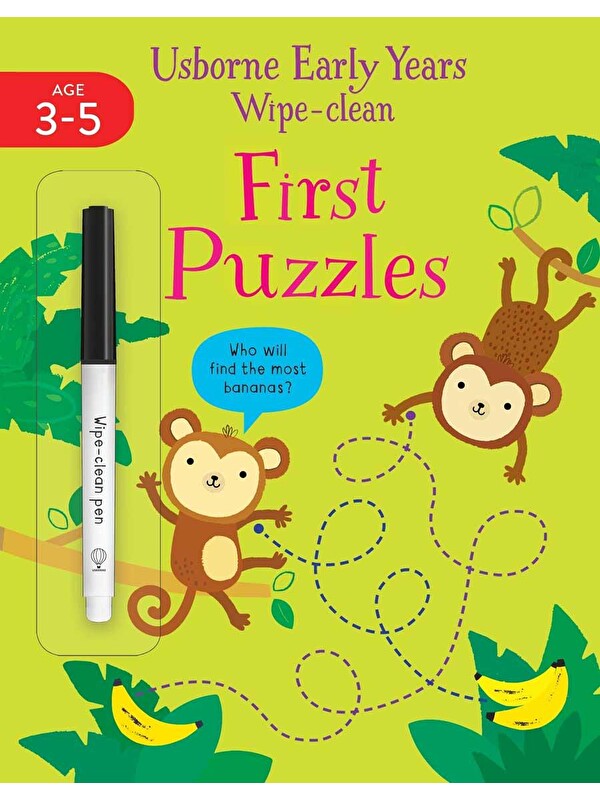 Usborne Publishing Early Years Wipe-Clean: First Puzzles