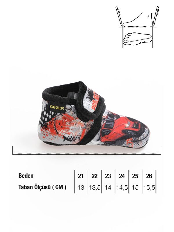 Kışlık Erkek Bebe Ev İçi Bot Ayakkabı - Görsel 3