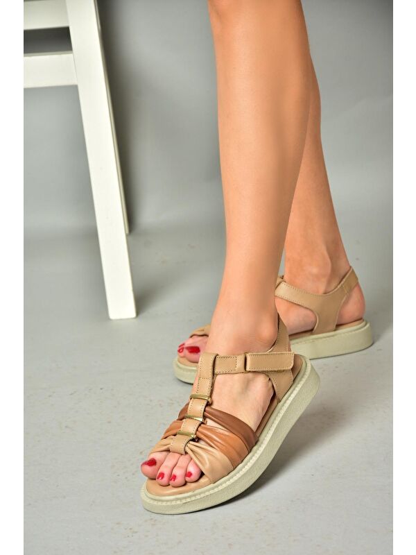 P5400267 Ten Kadın Sandalet - Görsel 5