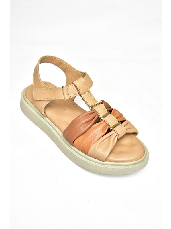 P5400267 Ten Kadın Sandalet - Görsel 3