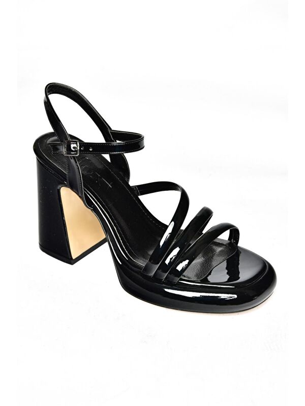 S5690202 Siyah Kadın Topuklu Ayakkabı - Görsel 3