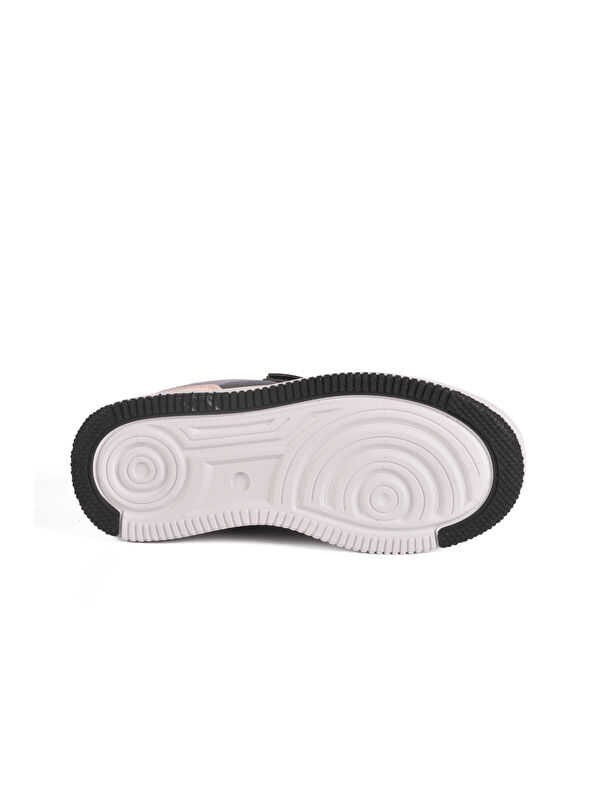 Siyah Lila Cırtlı Hafif Kız Çocuk Spor Ayakkabı 1603 F - Görsel 6