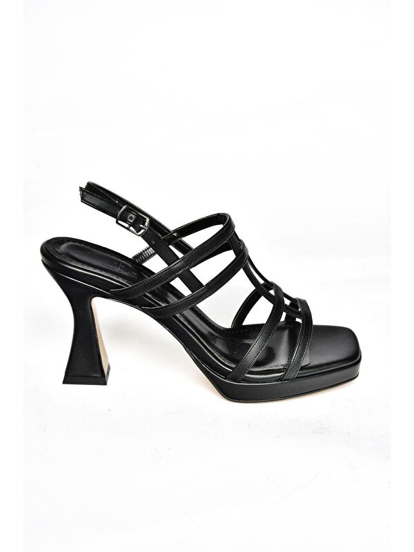 S5693160 Siyah Kadın Topuklu Ayakkabı - Görsel 3