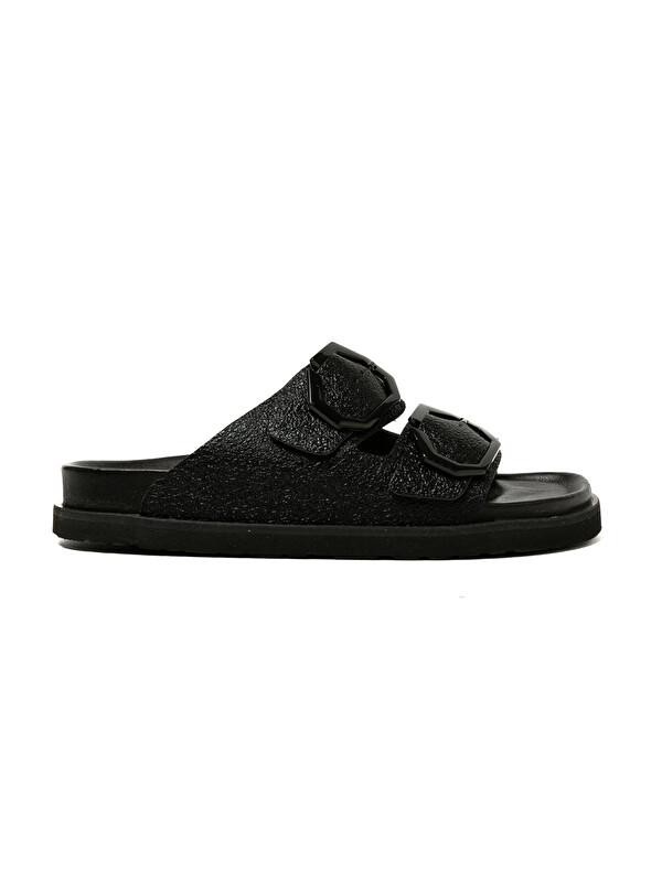 Genuins Kadın Terlik GALIA G106283 Vegan Black