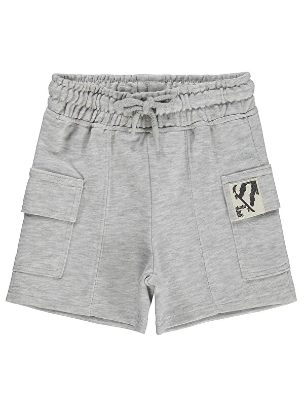 Civil Boys Basic Kargo Cepli 2-5 Yaş Kapri - Gri