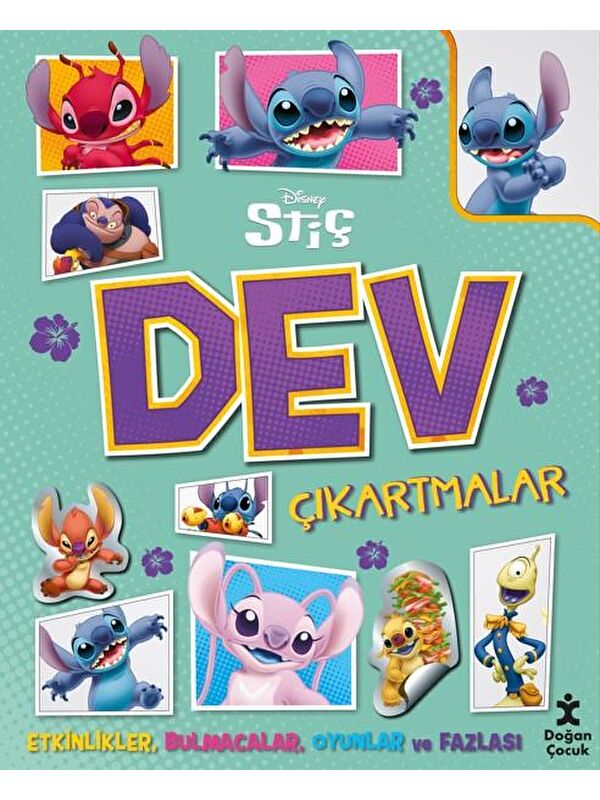 Doğan Çocuk Disney Stiç – Dev Çıkartmalar Etkinlik Kitabı -