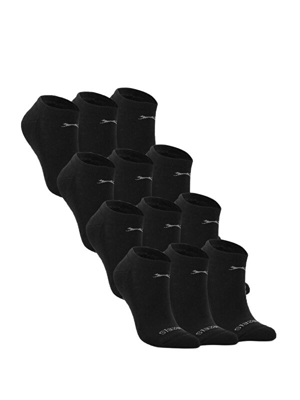 SLAZENGER JAEL 12 li Set Kadın  Siyah Çorap
