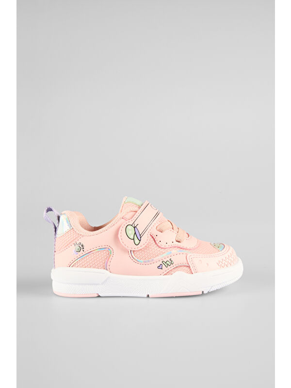 Vicco Repair Baskılı Kız Bebek Pudra Sneaker