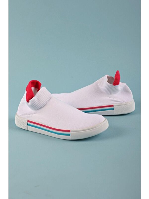 Love Çorap Ayakkabı Beyaz - Görsel 4