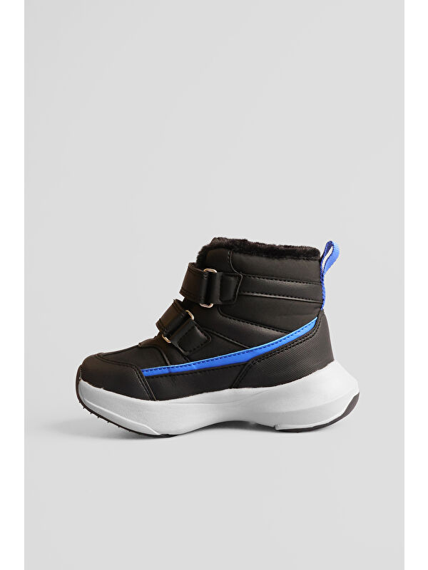 Fon Kürklü Erkek Çocuk Siyah Bot - Görsel 3