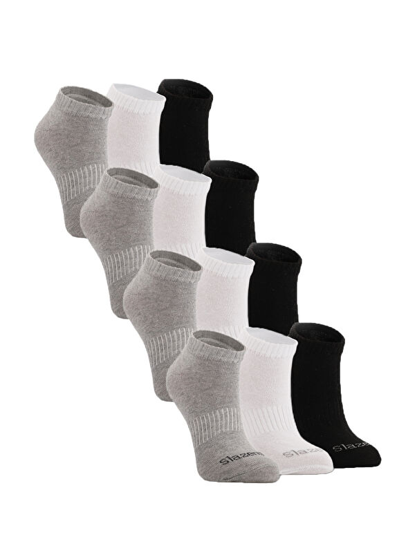 SLAZENGER JAMAL 12 li Set Kadın  Karışık Çorap
