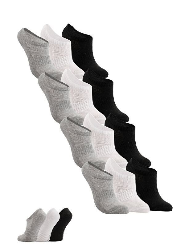 SLAZENGER JAKE 12 li Set Kadın  Karışık Çorap