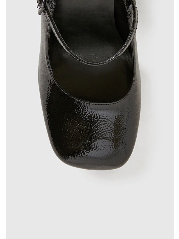 Kadın Siyah Topuklu Ayakkabı - Görsel 4