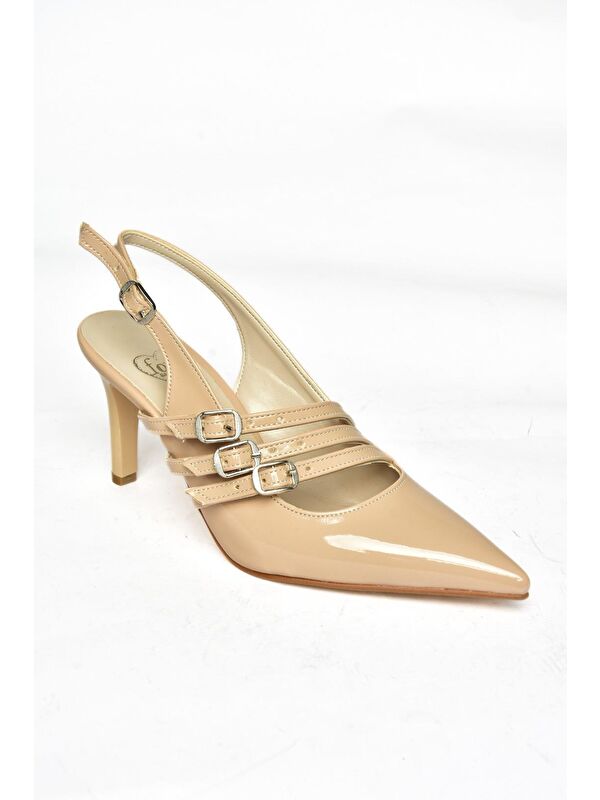 R6542183 Ten Kadın Topuklu Ayakkabı - Görsel 3