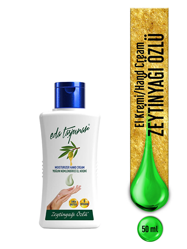 Eda Taşpınar Zeytinyağı Özlü El Kremi Yoğun Nemlendirici , Yumuşak Cilt , Nemlendirici Bakım-50 ML (EGY0038)