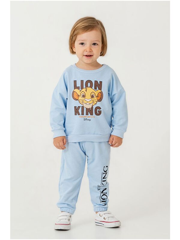 Kidex's Erkek Bebek The Lion King Baskılı Mevsimlik Eşofman Takımı