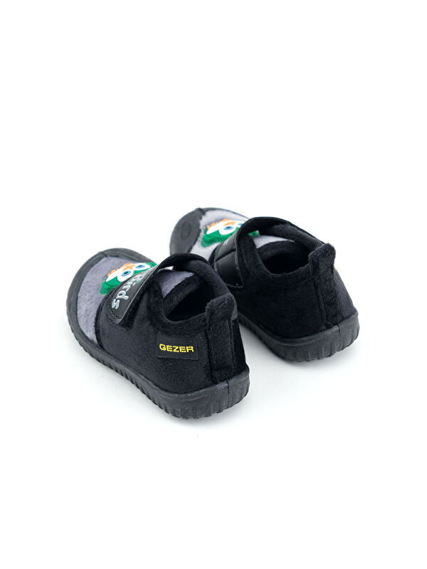 Kışlık Cırtlı Ayarlanabilir Rahat Taban Happy Birds Bebe Erkek Panduf Ayakkabı - Görsel 9