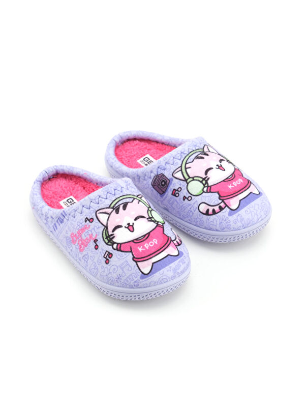 Kız Çocuk Kışlık Rahat Taban Ev Bahçe Gondol Terlik - Görsel 4