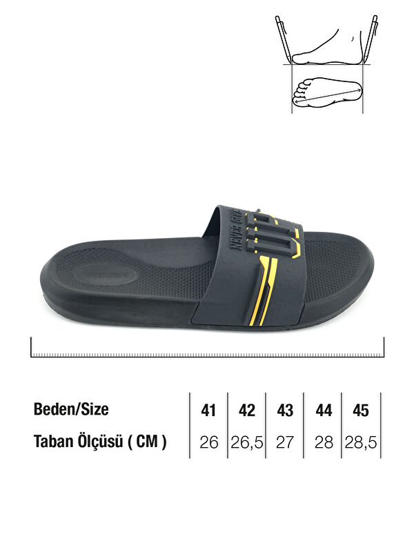 Erkek Yazlık PU Islak Zemine Uygun Ev Banyo Bahçe Havuz Terlik - Görsel 3