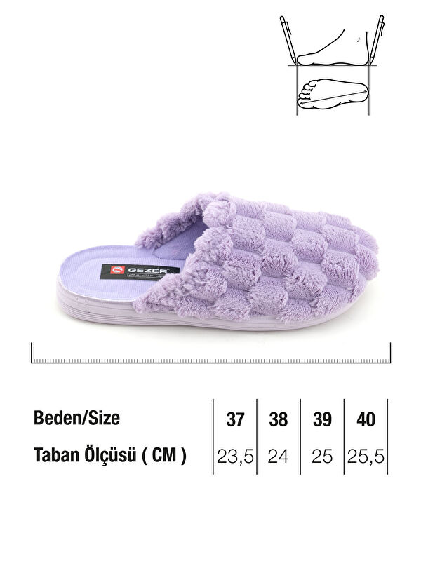 Kadın Kışlık Rahat Taban Ev Bahçe Terlik - Görsel 3