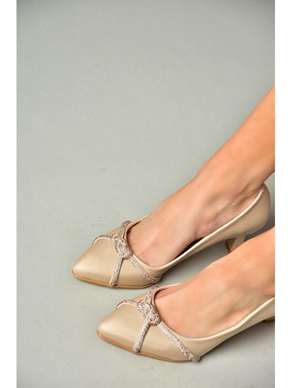 S2460616 Ten Kadın Topuklu Ayakkabı - Görsel 7