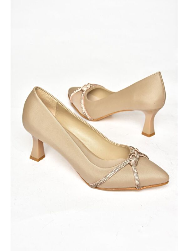 S2460616 Ten Kadın Topuklu Ayakkabı - Görsel 4