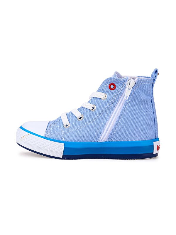 Tinna Bağcıklı Erkek Çocuk Boğazlı Keten Spor Ayakkabı - Görsel 5