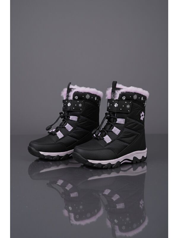 RAGYER İçi Kürklü Bağcıklı ve Cırtlı Kız Çocuk Bot - Görsel 2