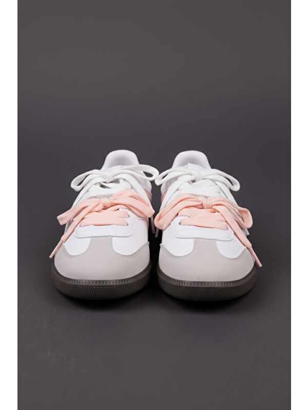 ETRO Çift Bağcıklı Günlük Kadın Sneaker Spor Ayakkabı - Görsel 3