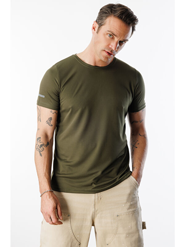 Genius Store Erkek Nem Emici Hızlı Kuruma Atletik Teknik Performans Spor T-shirt DRIFIT-KISAKOLNEW