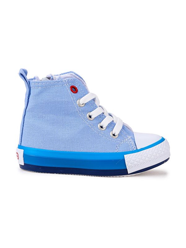 Tinna Bağcıklı Erkek Bebek Boğazlı Keten Spor Ayakkabı - Görsel 4