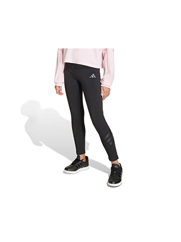 Adidas Jg Fi 3S Leg Çocuk Günlük Tayt KB6922 Siyah